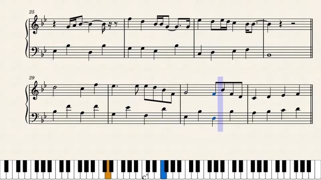 Elton John - Can you Feel The Love Tonight, Lion King Easy piano solo (sheet music, Noten, partitio