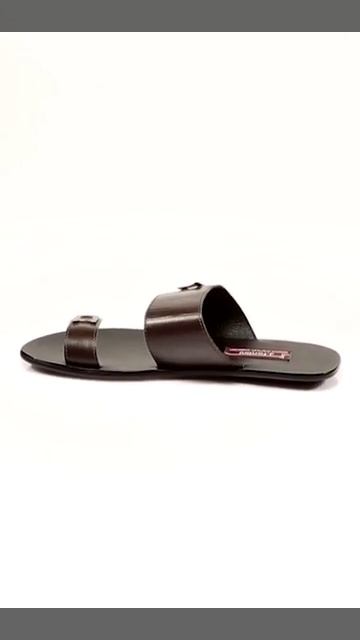 Signature by Mochi Brown Leather Sandals