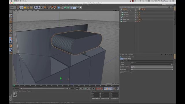 Maxon Cinema 4D Crash Course: Section 2 - Part 3: Modeling the Six Pack Case