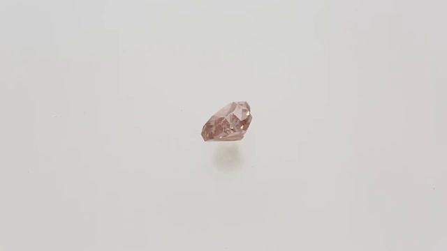 Fancy Orangy Pink 0.32 Carat GIA Certificate Heart Shape