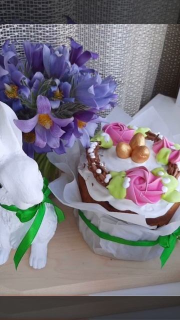 Мои пасхальные куличи.