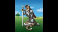 Furry Knight - creating process/Фурри рыцарь
