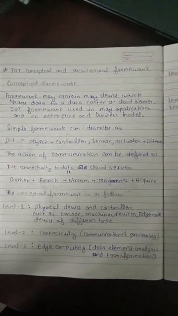 RGPV 8 SEM CS 801 IOT UNIT 1 Iot definition Characteristics  Iot Conceptual  Architectural Framewor