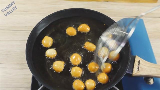 Mini pączki w 10 minut, Puszyste i delikatne  Łatwy przepis. Tylko 2 składniki