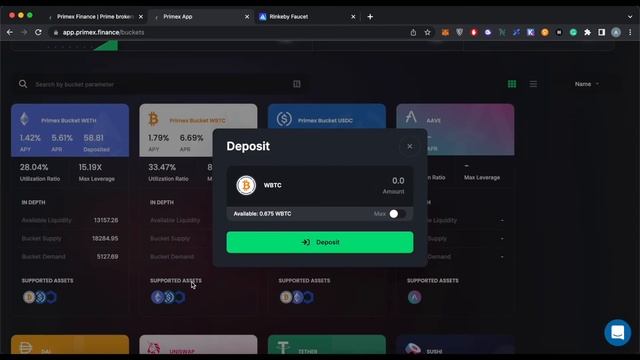 Primex Alpha testnet