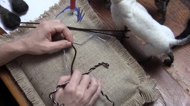 How to Needle Felt Cats Part One:  Intro and Armature