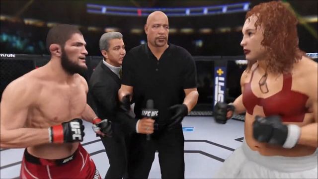 UFC4 Khabib Nurmagomedov vs Fluvia Lacerda UFC 4 - Epic Fighting