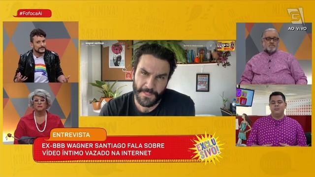 EXCLUSIVO: Ex-BBB Wagner Santiago fala sobre vídeo íntimo vazado na internet - Fofoca Aí (10/08/21)
