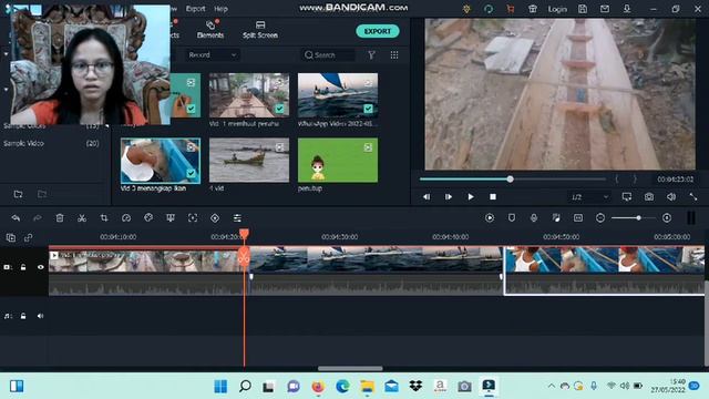 Tutorial penggabungan Vidio pada apk filmora ✨ Aktivitas Nelayan✨