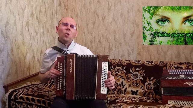 "У беды глаза зелёные".(Кавер-версия).Гармонь.