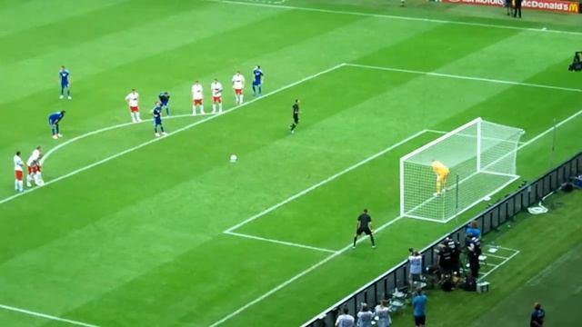 Giorgos Karagounis Missed Penalty (Euro 2012) Poland - Greece 1-1