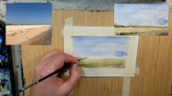361) Watercolor Painting From a Photo: Tiny Beach Tutorial