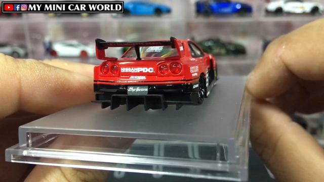 【MY MINI CAR WORLD】UNBOXING CM-MODEL 1/64 LBWK SILHOUETTE SKYLINE R34