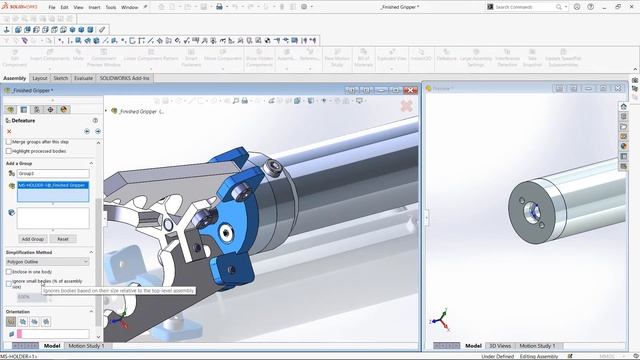 Defeature 3D Models and Secure Intellectual CAD Information - SOLIDWORKS 3D CAD