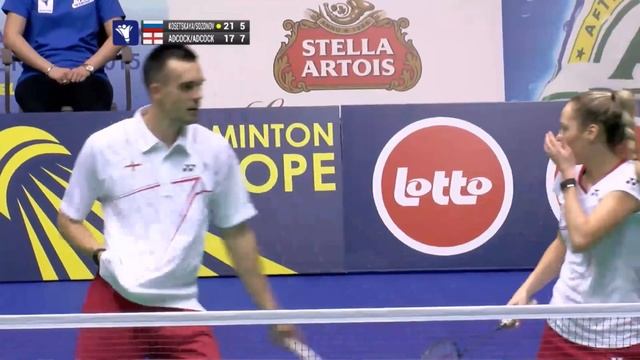 SF XD: E.Kosetskaya & I.Sozonov VS C.Adcock & G.Adcock (2015 European Mixed Team Championships)