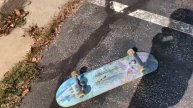 how to cruise around on a skateboard.