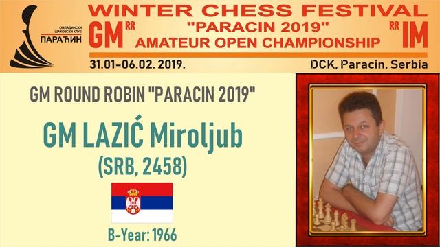 Winter Chess Festival "Paracin 2019" - Introduction