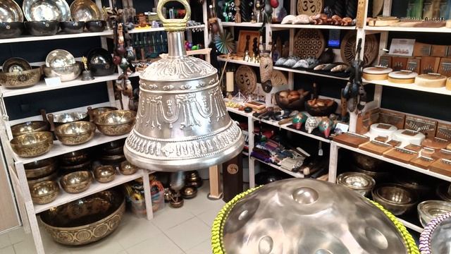 Тибетский колокольчик и варджа - 9 см / Dorje bell with vajra / shamanic.moscow