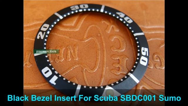 Black Color Bezel Replacement Insert For Scuba SBDC001 003 005 Sumo Spare Parts