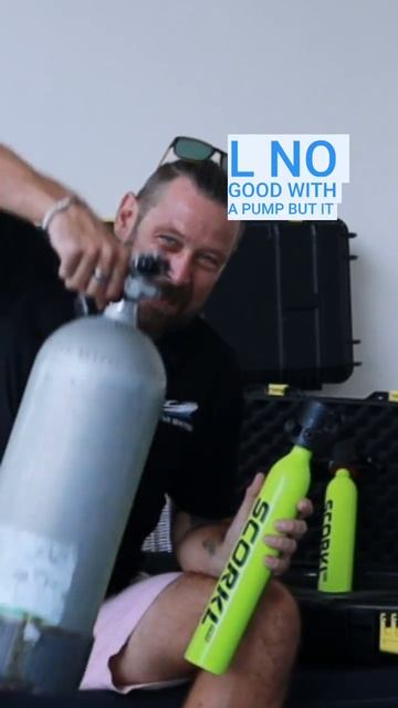 Testing a mini Scuba diving Tank - 3