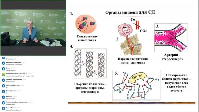 Вебинар Н.Г. Байкуловой - "Питание при сахарном диабете 2 типа"