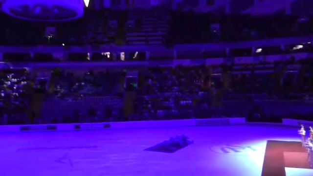 ISU European figure skating championships 2018. Women. Ceremony