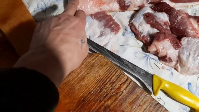 //Пятница-Свежина -Таранчук,Сковорода, мини Кабанчик,розделка сало,мясо,подчерёвок🔥//