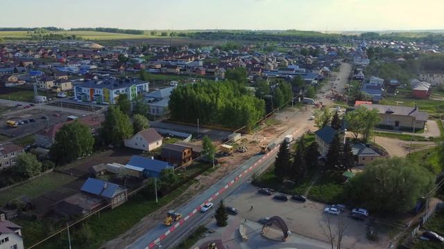 ЖК "Светлый". Строительство дорог. Июнь 2022г.
