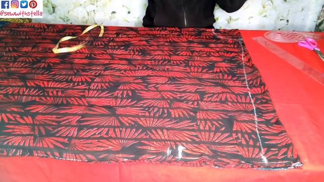 HOW TO CUT COWL KAFTAN | SEW WITH STELLA