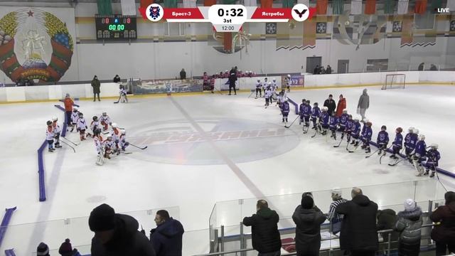 Брест 3 - Пинские Ястребы, Пружаны - Кобрин (Левая половина). Хоккей в Пружанах. 30.01.2022 2й день