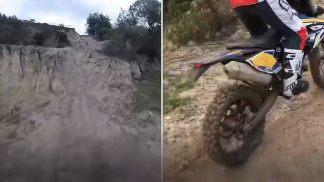 CLIMBING in the HUSABERG!!!