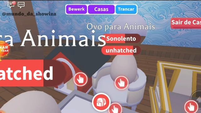 ROBLOX | ABRINDO 50 OVOS | ADOPT ME | MUNDO DA SHOWIZA
