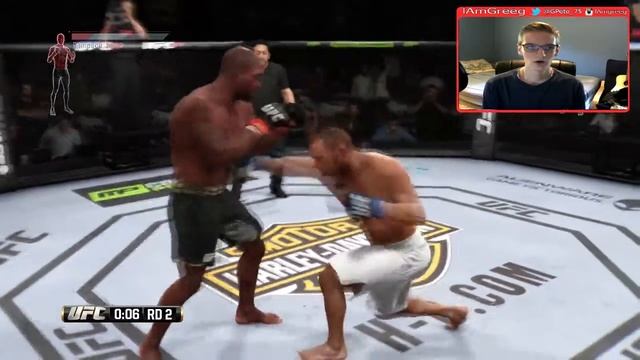 EA Sports UFC - Quinton "Rampage" Jackson vs Dan "Hendo" Henderson (Pro Difficulty)