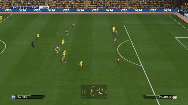 Bate Borisov vs PSV Eindhoven, Borisov Arena Haradski Stadium, PES 2016, PRO EVOLUTION SOCCER 2016,