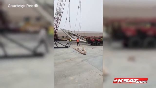 WATCH: VIDEO: Austin construction workers run for their lives as massive crane collapses