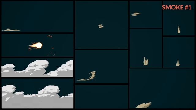 Elemental 2D FX pack [After Effects, Premiere Pro, MOV(PNG)-clips]