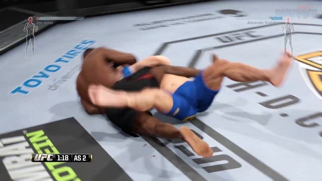 EA UFC Demo Gameplay Jon Jones vs Alexander Gustafsson PS4 Full Fight 1080p