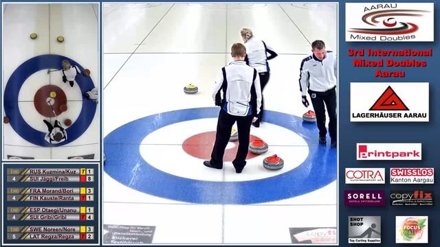 2017 International Mixed Doubles Trophy Aarau │Kauste/Rantamäki vs Morand/Borini
