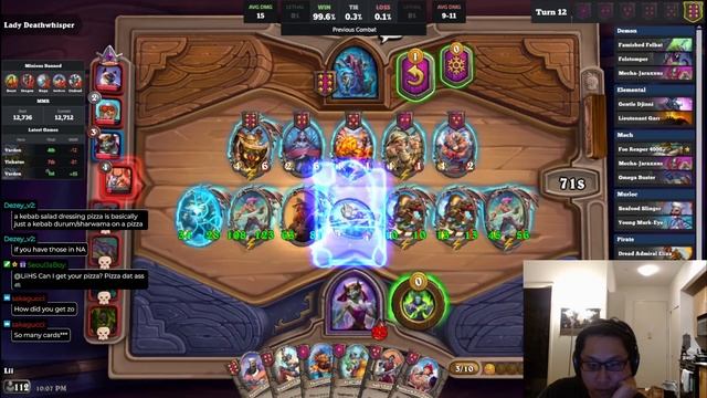 INSANE multiple pivot HIGH APM Lich Baz'hial game | Hearthstone Battlegrounds