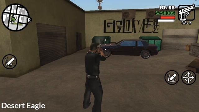9mm VS Desert Eagle. GTA SAN ANDREAS-Test Series Indonesia