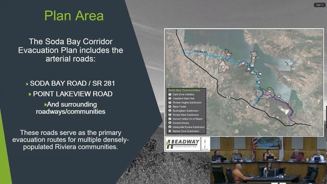 Board of Supervisors Tues Mtg 05-21-24 · Soda Bay Corridor Evacuation Plan