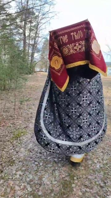 Крестный Ход  с Плащаницей Господа нашего Иисуса Христа.