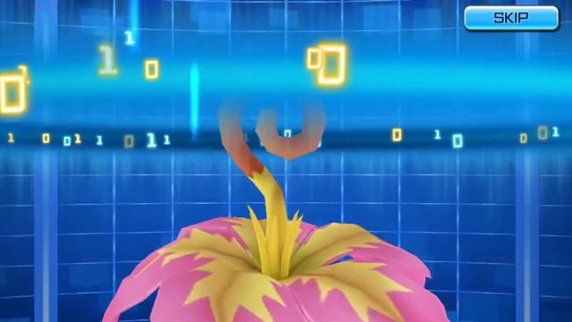 Digimon ReArise - Tanemon digivolution into Palmon
