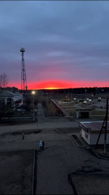 Такого ЗАКАТА мы не видели....