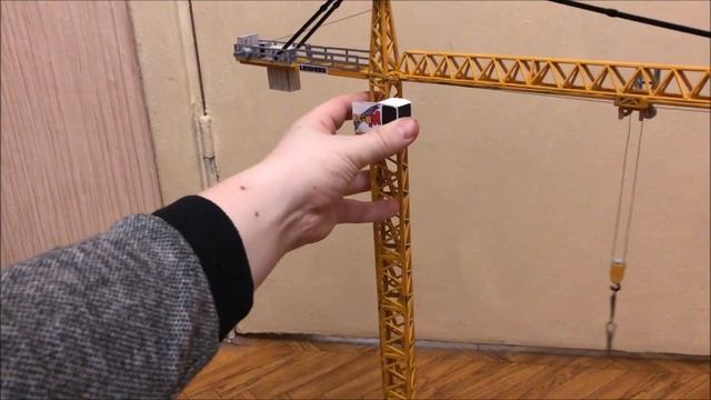 Модель башенного крана Liebherr 154 EC-HM | Масштаб 1:87 | Tower crane model