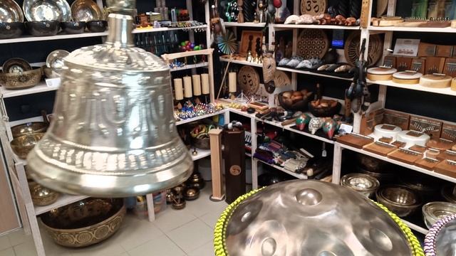 Тибетский колокольчик и варджа - 9 см / Dorje bell with vajra / shamanic.moscow