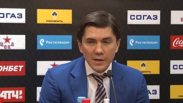 ПХК ЦСКА – ХК «Барыс». Пресс-конференция