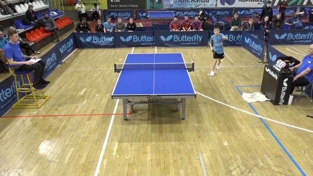 Толкушкин Василий (832) - Гордин Игорь (453). Настольный теннис