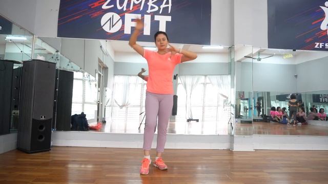 18 Mins Aerobic Dance Workout For Weight Loss - At Home | Zumba Class