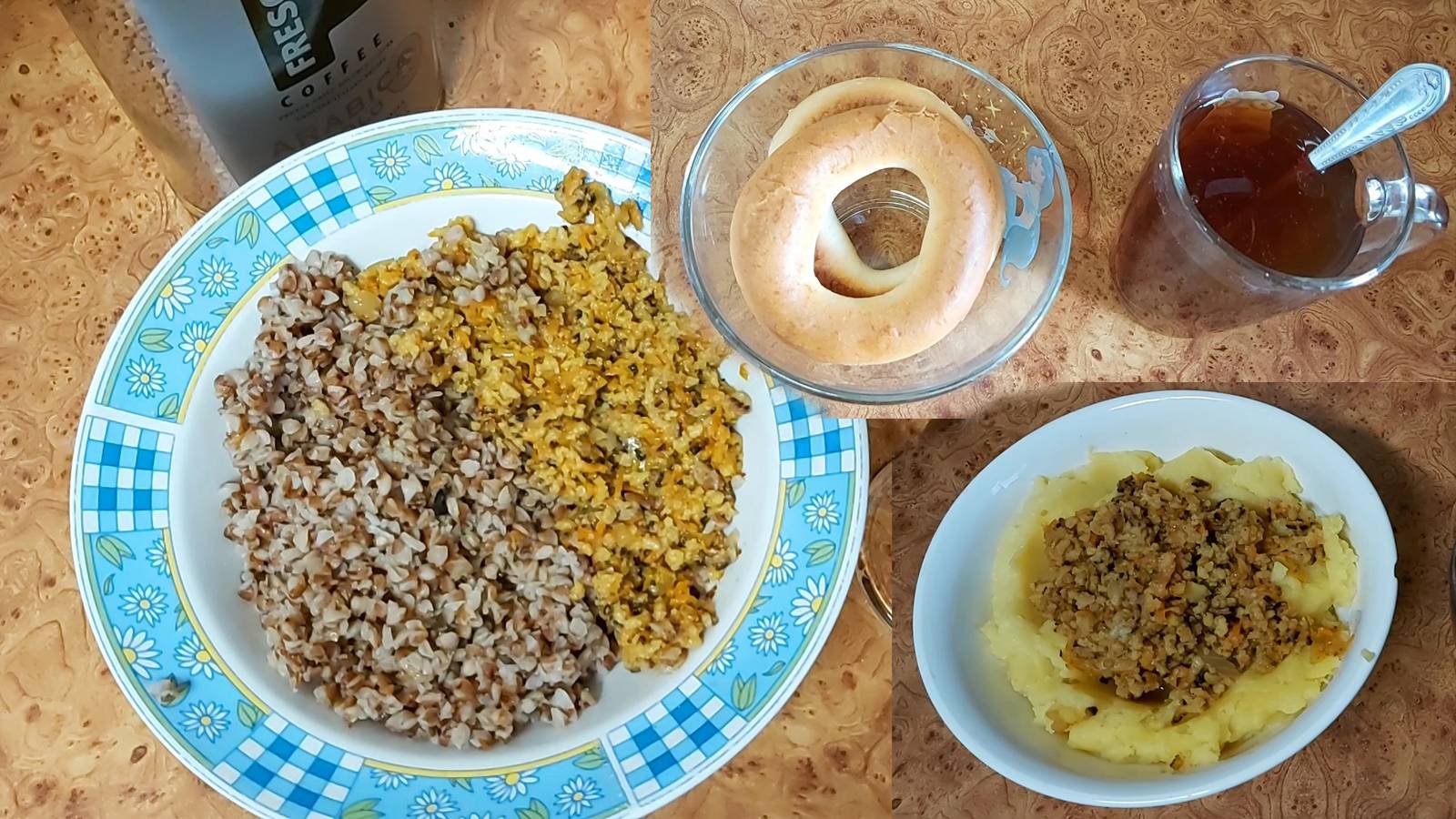 Мой пост, день 48~й. Много готовой и вкусной еды.